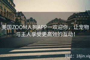 美国ZOOM人狗APP一欢迎你，让宠物与主人享受更高效的互动！